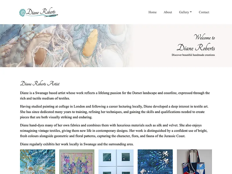 New website launched for Diane Roberts