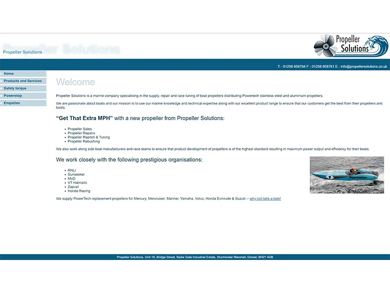 Propeller Solutions Business Website Project